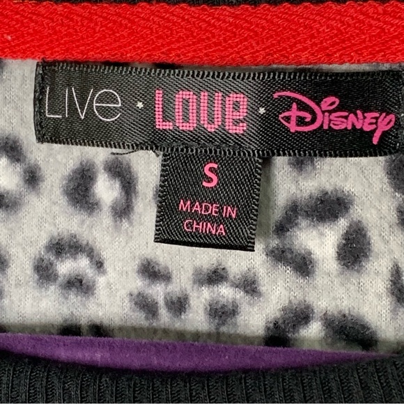 Live Love Disney Mickey Mouse Fleece Pajama Top - Picture 11 of 12